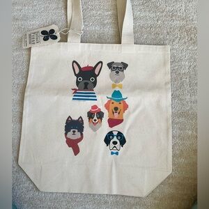 NWT Dog Characters Canvas Tote